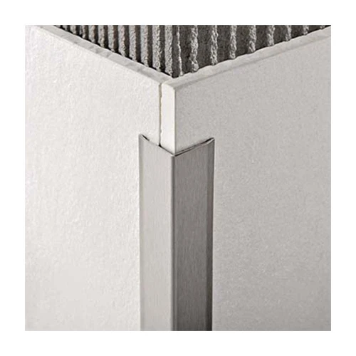 Алюминиевый отделочный уголок У-20х20 мм бронза матовая, 2,7м