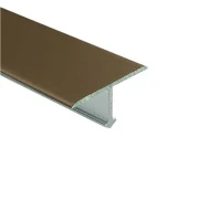 Алюминиевый Т-образный отделочный профиль Т15 бронза матовая, 2,7м