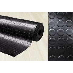 Рулонное резиновое покрытие 3мм, 1 м, длина 10 м, монетка