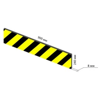 Демпфер стеновой из вспененного полиэтилена ДС-ВП-3, 900х240х8 мм