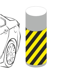 Мат парковочный рулонный самоклеящийся ДР-ВП-2-0,25, 10000х250х8 мм