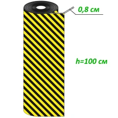 Демпфер рулонный из вспененного полиэтилена ДР-ВП-2, 10000х1000х8 мм