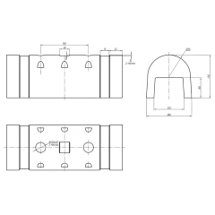 Демпфер защитный для стеллажей ДС-120