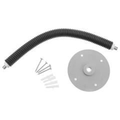 Зеркало для склада круглое на шарниром креплении 900 мм