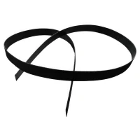 Противоскользящая абразивная лента 1x50 мм, 3 м чёрная