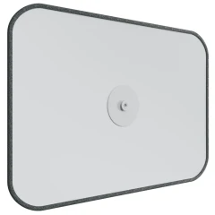 Зеркало обзорное для помещений 400x600 мм прямоугольное