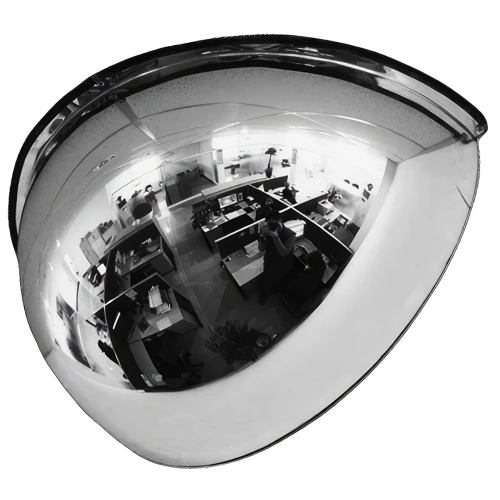 Зеркало купольное четверть сферы для помещений 800 мм