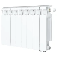 Биметаллический радиатор Rifar Monolit Ventil 300x8 секций, правое подкл-е