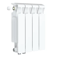 Биметаллический радиатор Rifar Monolit Ventil 350x4 секции, левое подкл-е