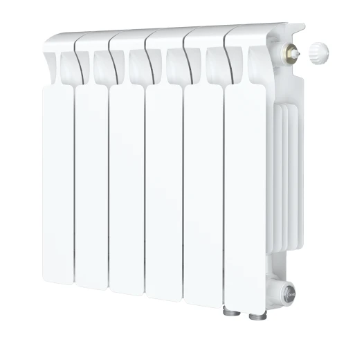 Биметаллический радиатор Rifar Monolit Ventil 350x6 секций, правое подкл-е