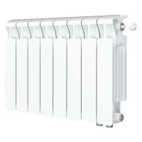 Биметаллический радиатор Rifar Monolit Ventil 350x8 секций, правое подкл-е