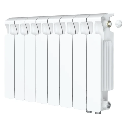 Биметаллический радиатор Rifar Monolit Ventil 350x8 секций, правое подкл-е