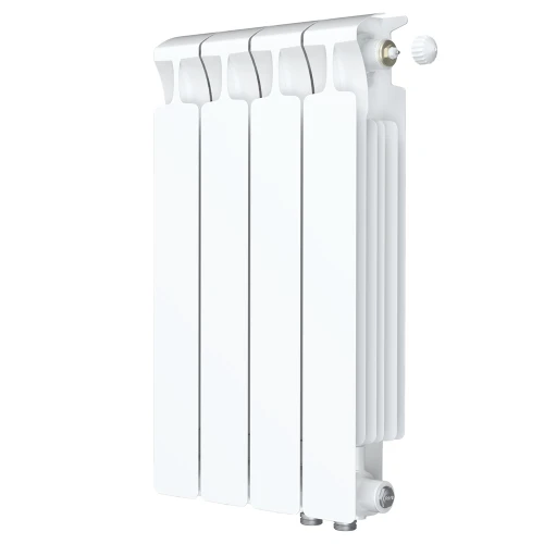 Биметаллический радиатор Rifar Monolit Ventil 500x4 секции, правое подкл-е