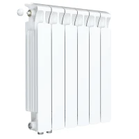 Биметаллический радиатор Rifar Monolit Ventil 500x6 секций, левое подкл-е
