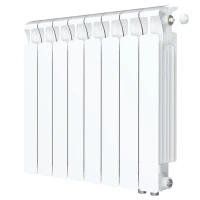 Биметаллический радиатор Rifar Monolit Ventil 500x8 секций, правое подкл-е