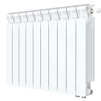 Биметаллический радиатор Rifar Monolit Ventil 500x10 секций, правое подкл-е