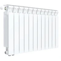 Биметаллический радиатор Rifar Monolit Ventil 500x12 секций, левое подкл-е