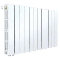 Биметаллический радиатор Rifar SUPReMO Ventil 500x12 секций, левое подкл-е