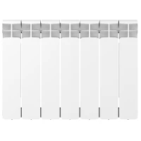 Биметаллический радиатор Rifar Base 350x7 секций, боковое подкл-е