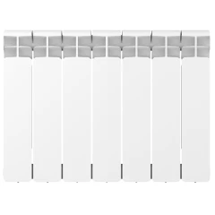 Биметаллический радиатор Rifar Base 350x7 секций, боковое подкл-е