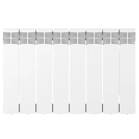 Биметаллический радиатор Rifar Base 350x8 секций, боковое подкл-е