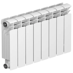 Биметаллический радиатор Rifar Base 350x8 секций, боковое подкл-е