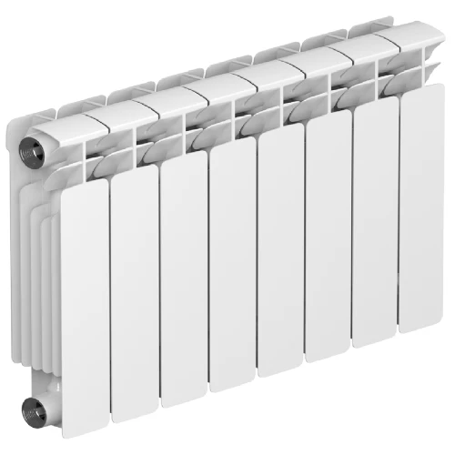 Биметаллический радиатор Rifar Base 350x8 секций, боковое подкл-е