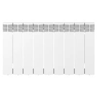 Биметаллический радиатор Rifar Base 350x9 секций, боковое подкл-е