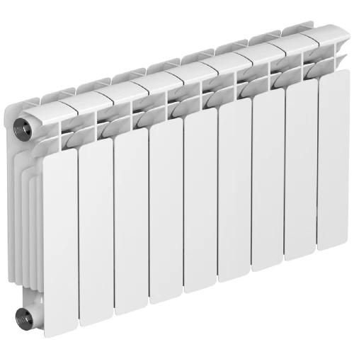 Биметаллический радиатор Rifar Base 350x9 секций, боковое подкл-е