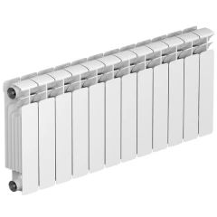 Биметаллический радиатор Rifar Base 350x12 секций, боковое подкл-е