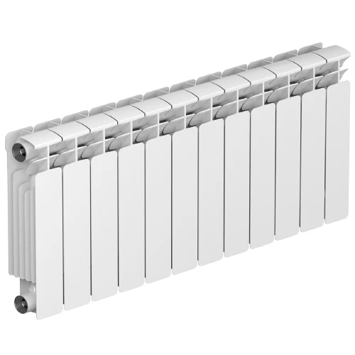 Биметаллический радиатор Rifar Base 350x12 секций, боковое подкл-е