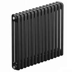 Трубчатый радиатор Rifar Tubog 3057 14 секций, боковое подкл-е, антрацит