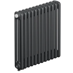 Трубчатый радиатор Rifar Tubog Ventil 3057 12 секций, нижнее подкл-е, титан