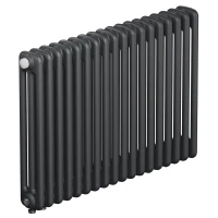 Трубчатый радиатор Rifar Tubog Ventil 3057 18 секций, нижнее подкл-е, титан