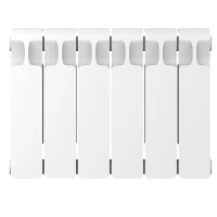 Биметаллический радиатор Rifar Monolit 300x6 секций, боковое подкл-е