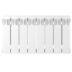 Биметаллический радиатор Rifar Monolit 300x8 секций, боковое подкл-е