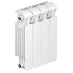 Биметаллический радиатор Rifar Monolit 350x4 секции, боковое подкл-е