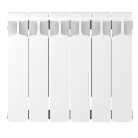 Биметаллический радиатор Rifar Monolit 350x6 секций, боковое подкл-е