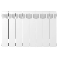 Биметаллический радиатор Rifar Monolit 350x8 секций, боковое подкл-е