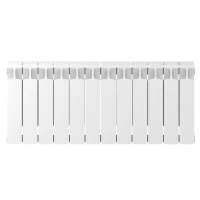 Биметаллический радиатор Rifar Monolit 350x12 секций, боковое подкл-е