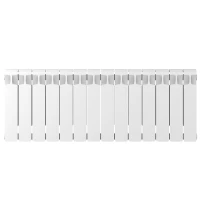 Биметаллический радиатор Rifar Monolit 350x14 секций, боковое подкл-е