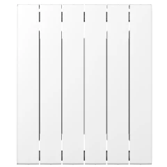 Биметаллический радиатор Rifar SUPReMO 500x6 секций, боковое подкл-е, белый