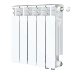 Биметаллический радиатор Rifar Base Ventil 350x5 секций, правое подкл-е