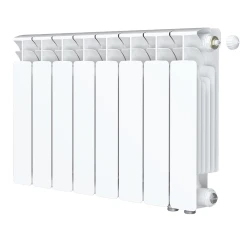 Биметаллический радиатор Rifar Base Ventil 350x8 секций, правое подкл-е