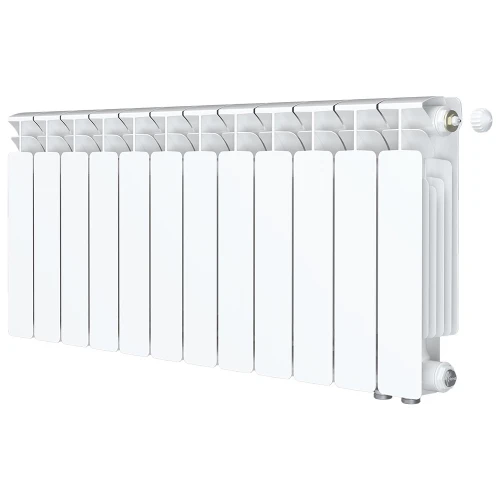 Биметаллический радиатор Rifar Base Ventil 350x12 секций, правое подкл-е