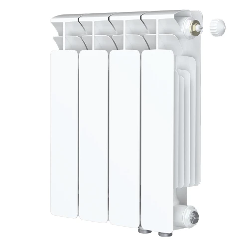 Биметаллический радиатор Rifar Base Ventil 350x4 секции, правое подкл-е