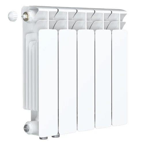 Биметаллический радиатор Rifar Base Ventil 350x5 секций, левое подкл-е