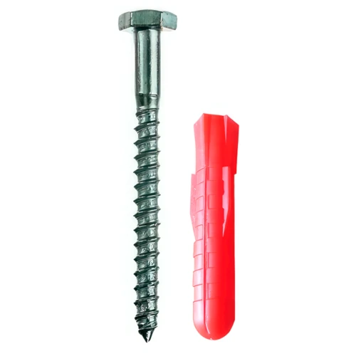 Шуруп-дюбель пластик 10х100мм