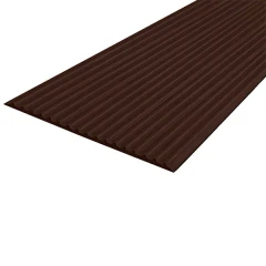 Противоскользящая тактильная направляющая полоса 80 мм, 25 м без клеевого слоя, темно-коричневый