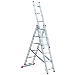 Лестница Corda трехсекционная универсальная 3х6 ступеней